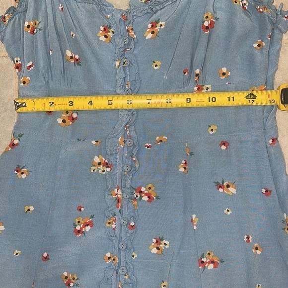 ASTR the label Gorgeous size small Planet Blue dress mini a-line slight flare - Picture 11 of 12